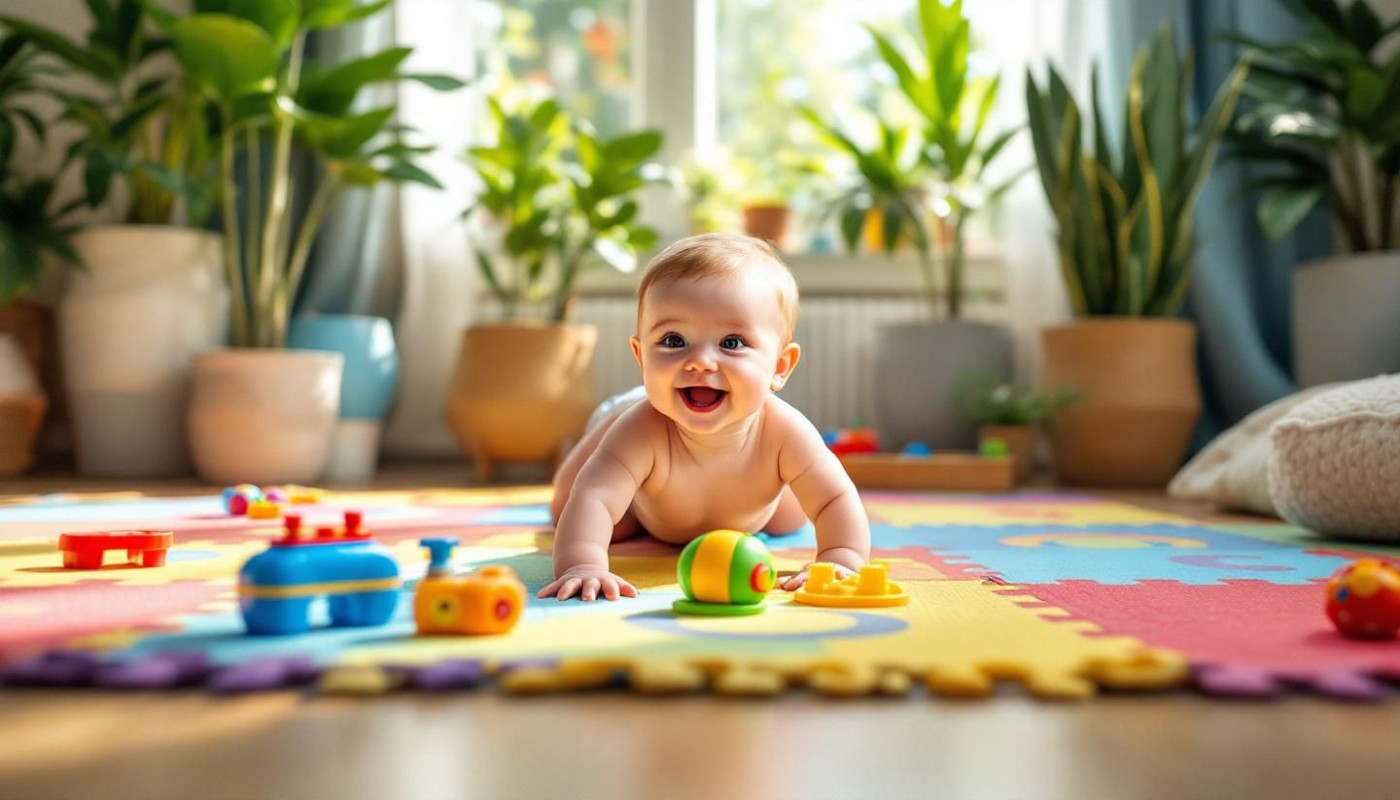 Comment les jeux de motricité favorisent le développement de votre bébé?
